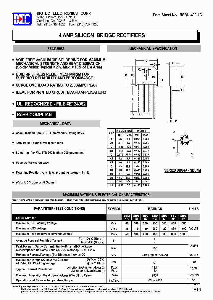 BSBU-400-1C_5421623.PDF Datasheet