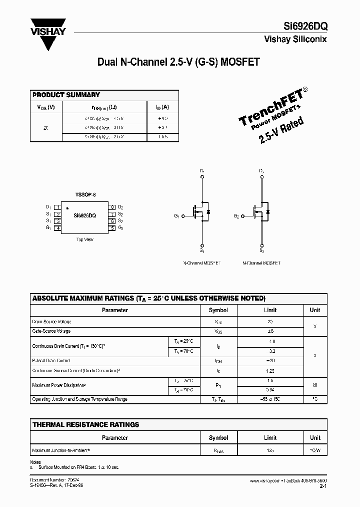 SI6926DQ_5425643.PDF Datasheet