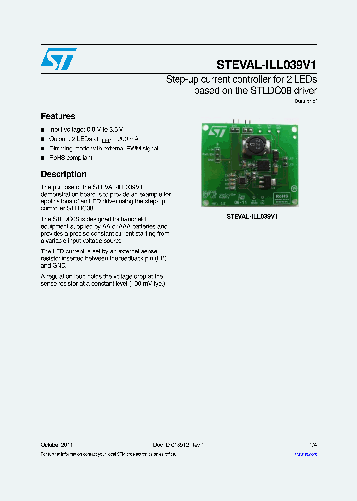 STEVAL-ILL039V1_5425729.PDF Datasheet