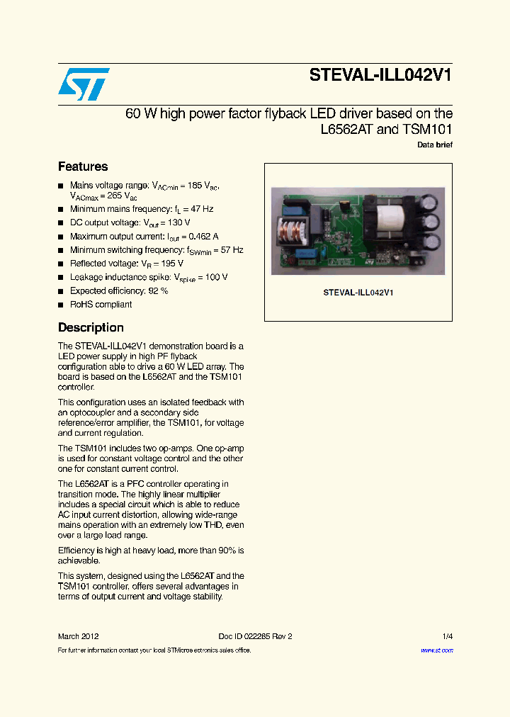 STEVAL-ILL042V1_5425731.PDF Datasheet