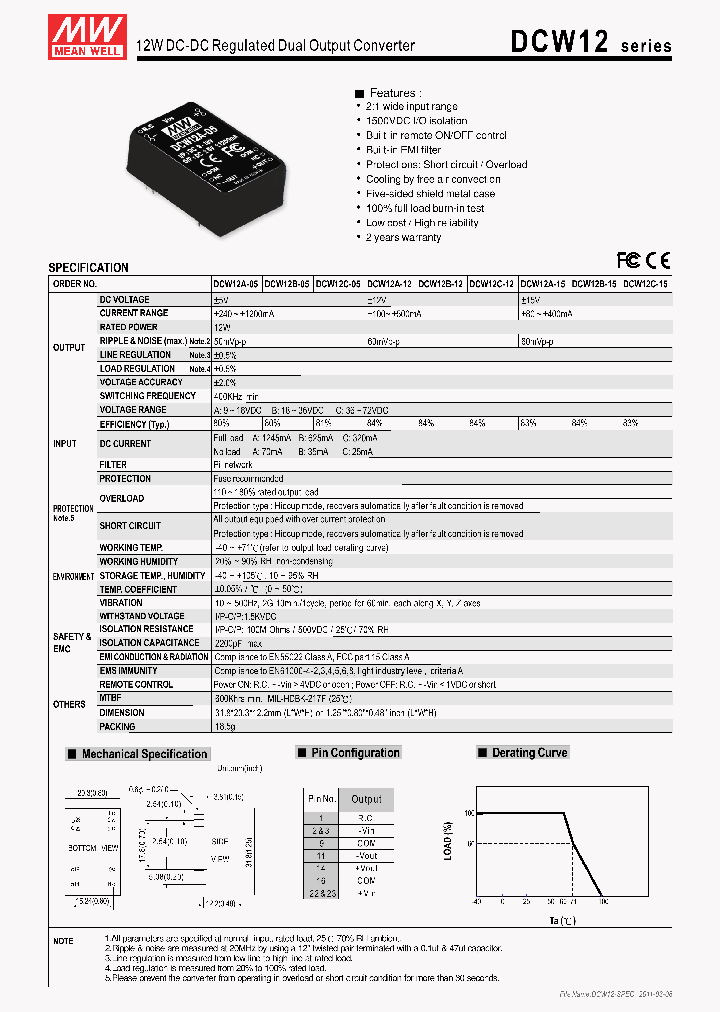 DCW1211_5427239.PDF Datasheet