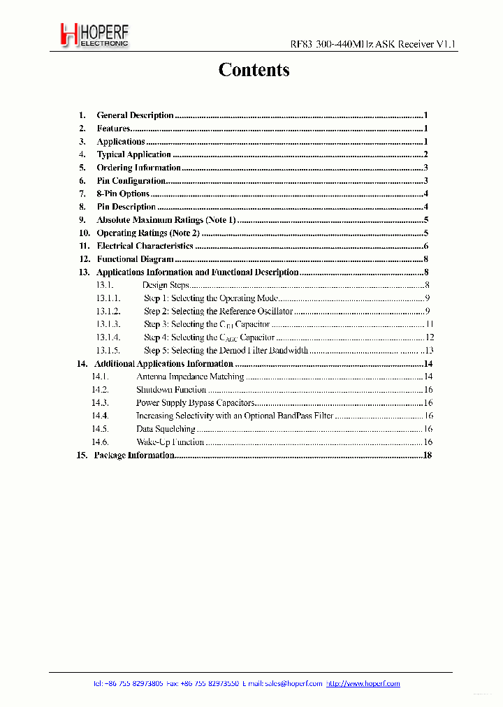 RF83_5427241.PDF Datasheet