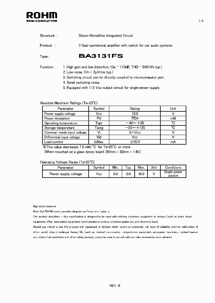BA3131FS_5427603.PDF Datasheet