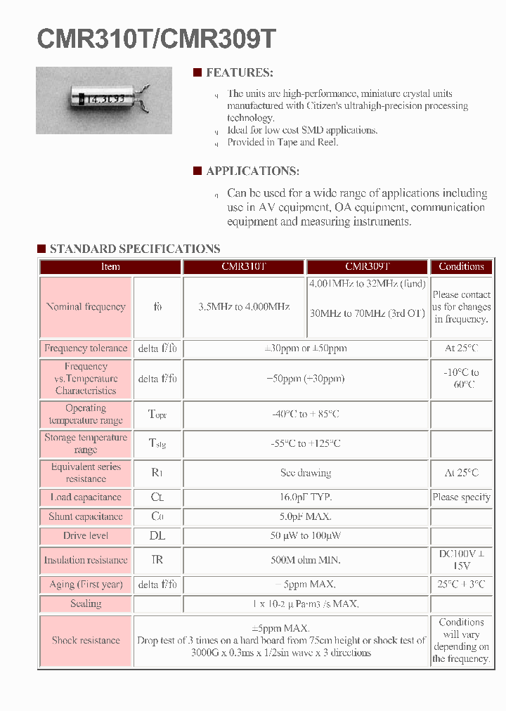 CMR309T_5427629.PDF Datasheet