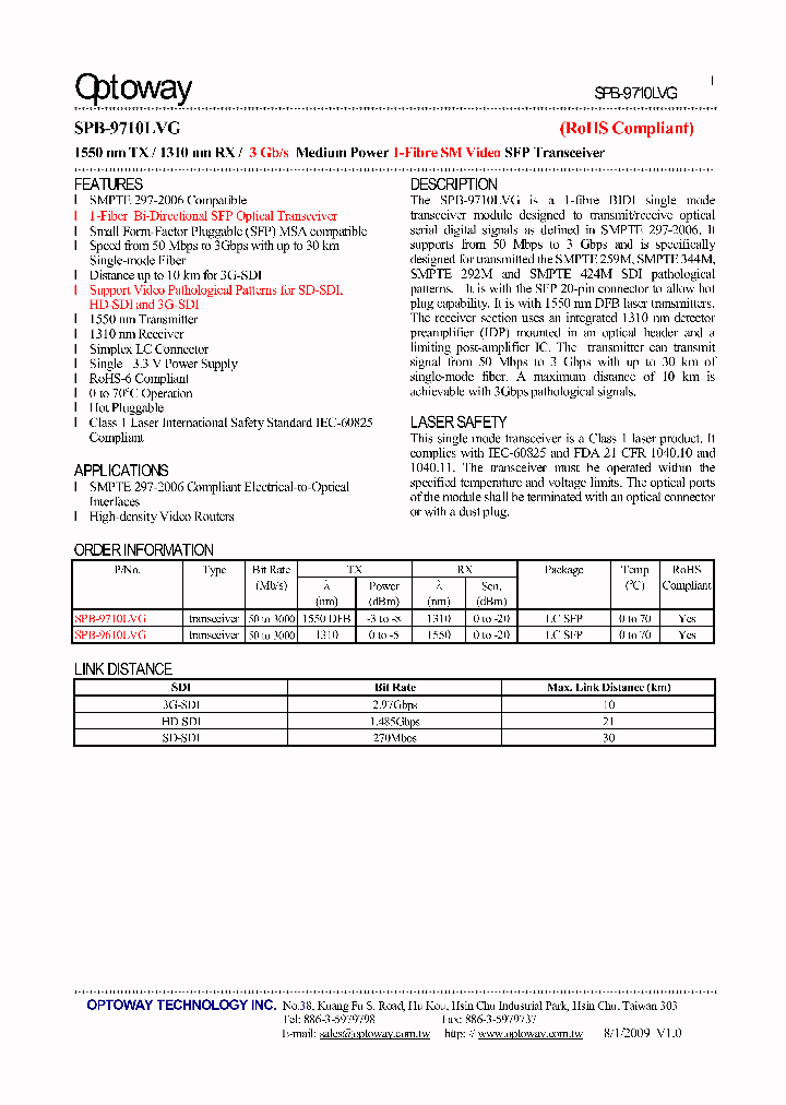 SPB-9610LVG_5427960.PDF Datasheet