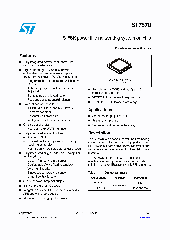 ST7570_5429515.PDF Datasheet