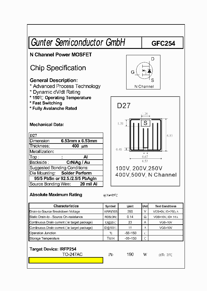 GFC254_5430001.PDF Datasheet