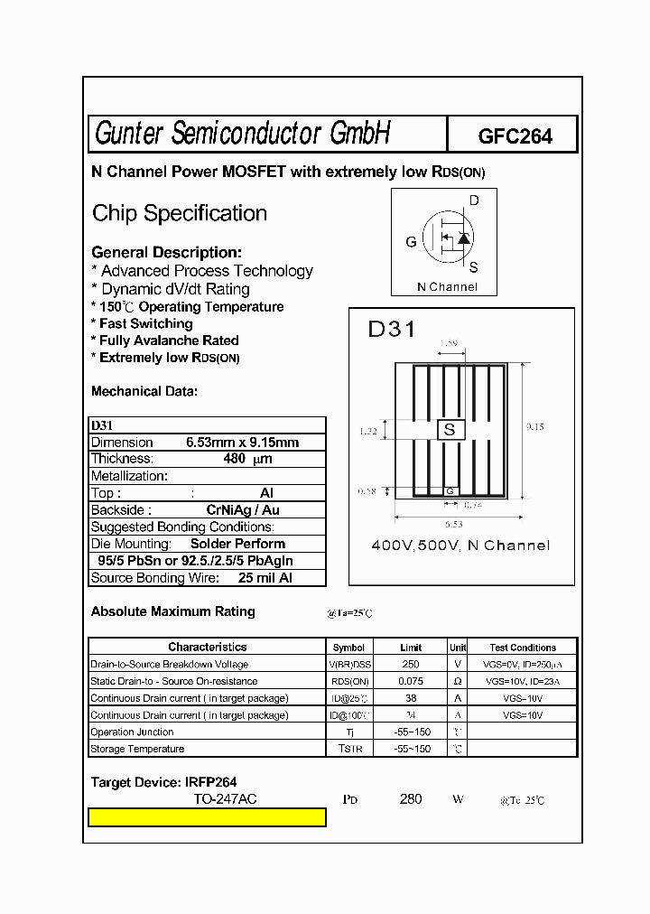 GFC264_5430003.PDF Datasheet