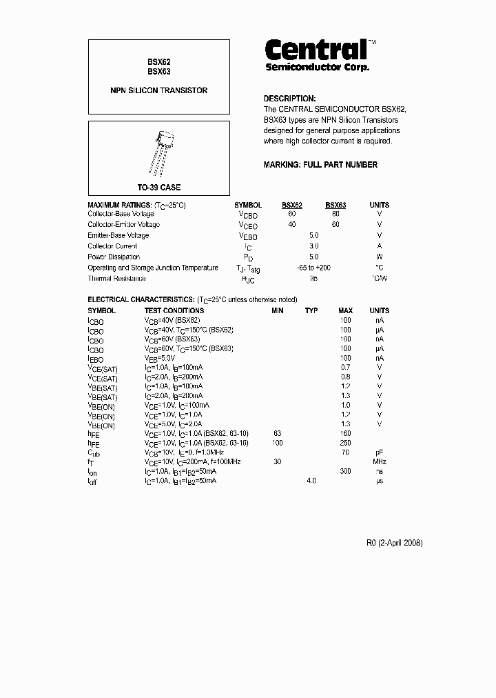 BSX63_5431232.PDF Datasheet