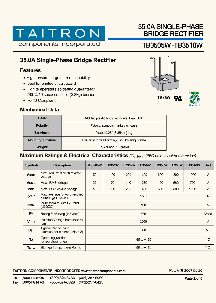 TB3505W_5432191.PDF Datasheet