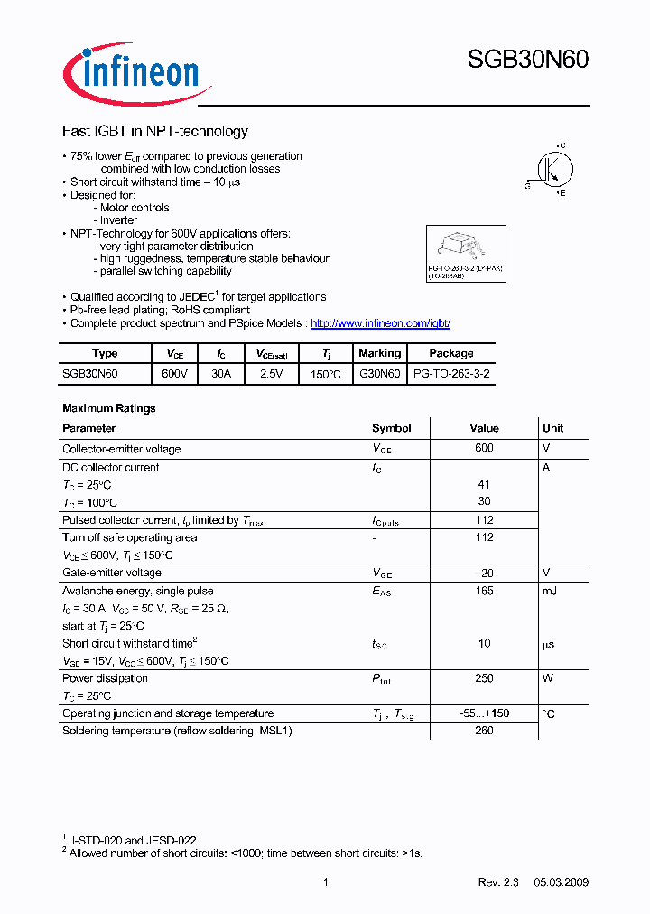 SGB30N6009_5436114.PDF Datasheet