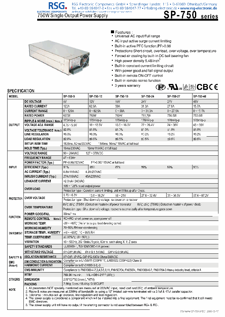 SP-750-27_5442675.PDF Datasheet
