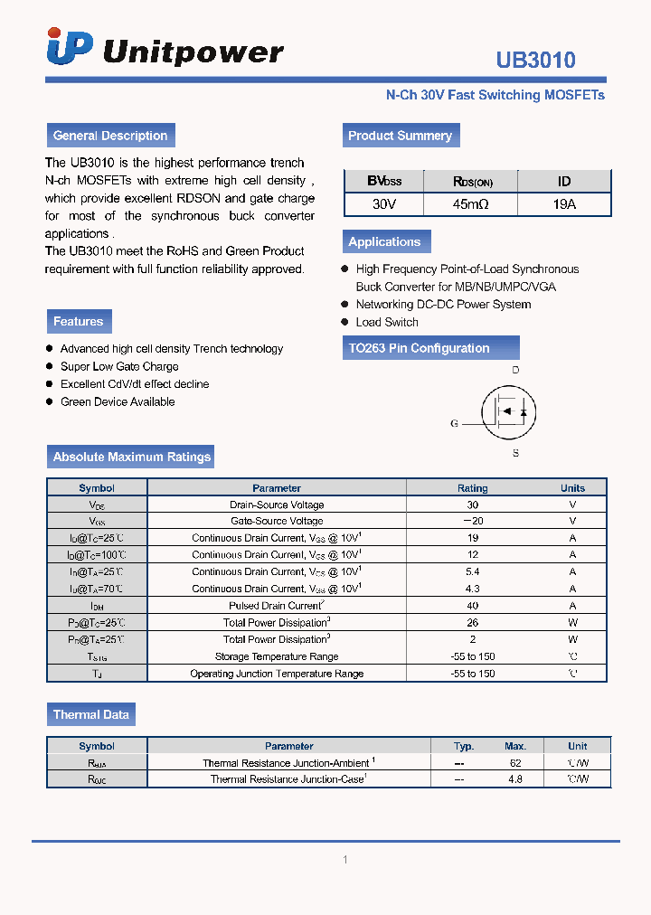 UB3010_5446488.PDF Datasheet