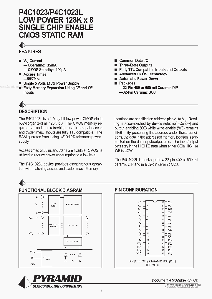 P4C1023_5446910.PDF Datasheet