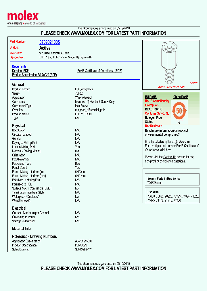 70982-1005_5446637.PDF Datasheet