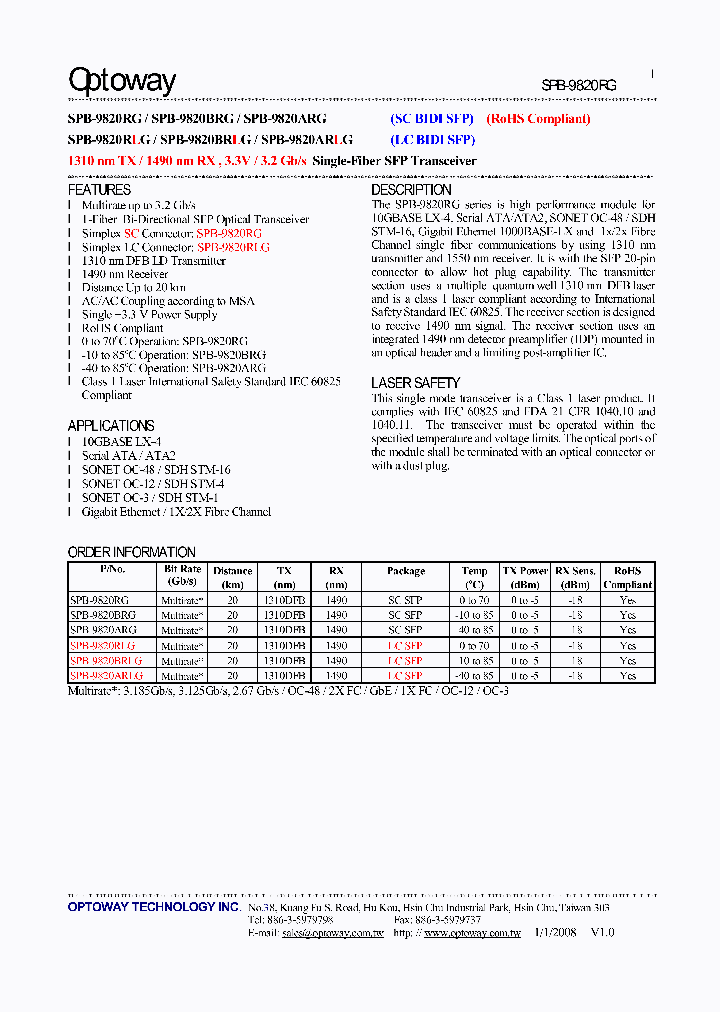 SPB-9820ARG_5448546.PDF Datasheet