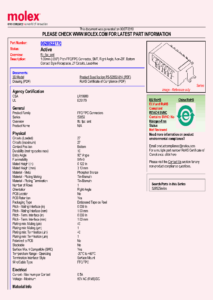 52852-2770_5447530.PDF Datasheet