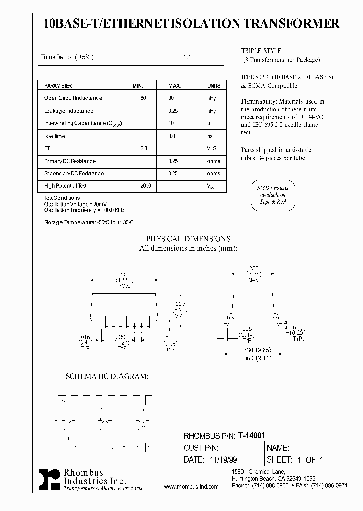 T-14001_5449931.PDF Datasheet