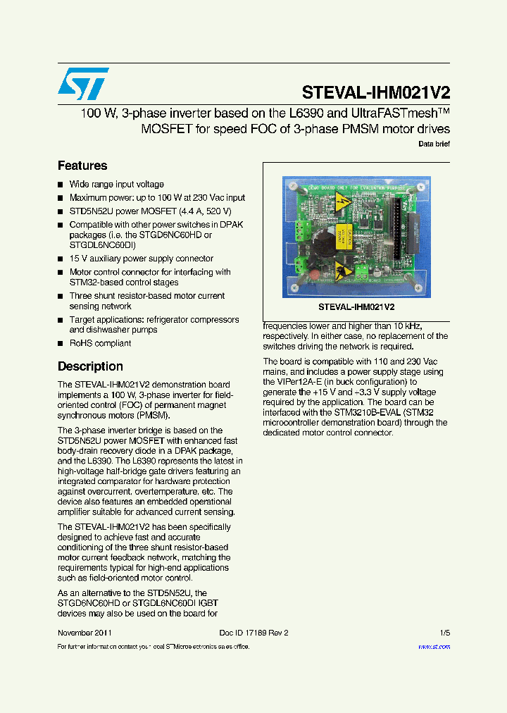 STEVAL-IHM021V2_5450034.PDF Datasheet