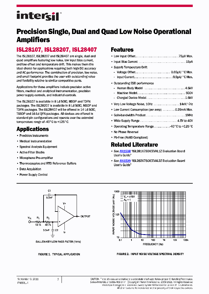 ISL28207_5458809.PDF Datasheet