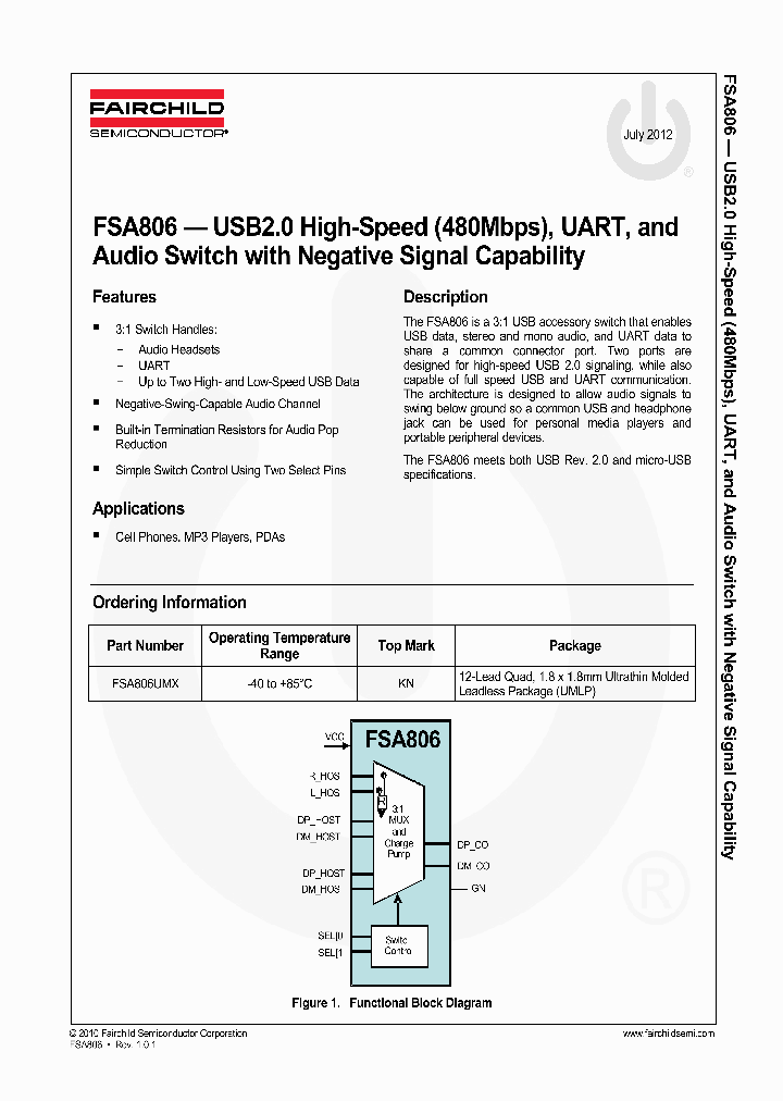 FSA806_5458959.PDF Datasheet