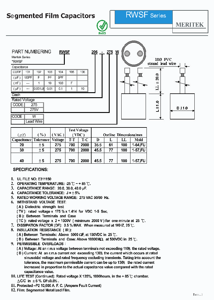 RWSF101-275W_5459589.PDF Datasheet