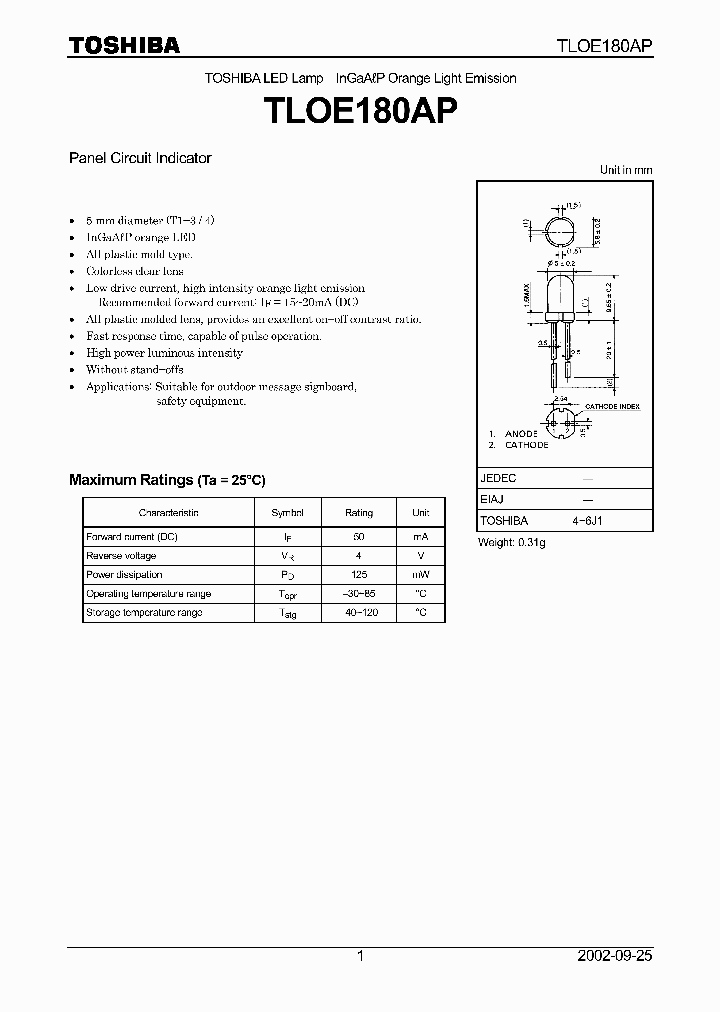 TLOE180AP_5459949.PDF Datasheet