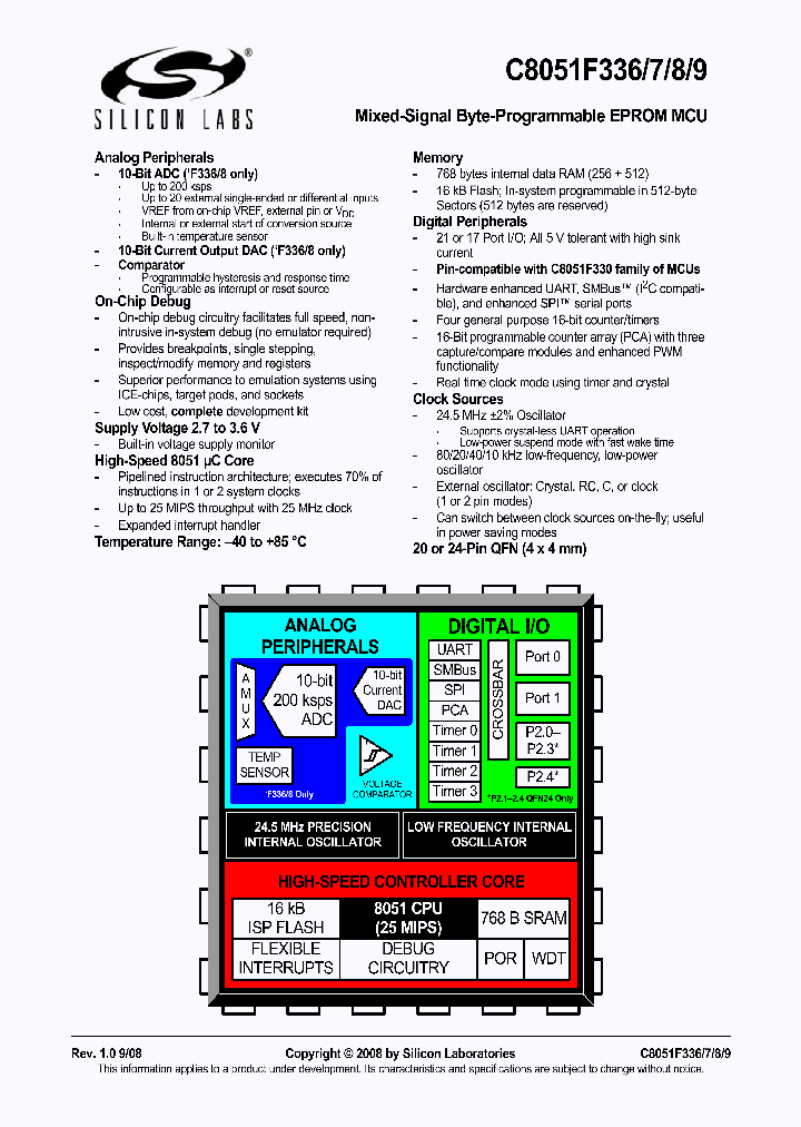 C8051F337-GM_5462471.PDF Datasheet