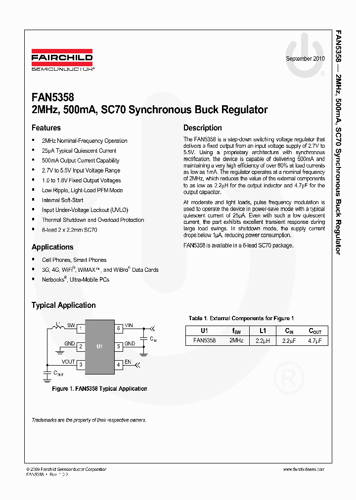 FAN5358S710X_5463046.PDF Datasheet