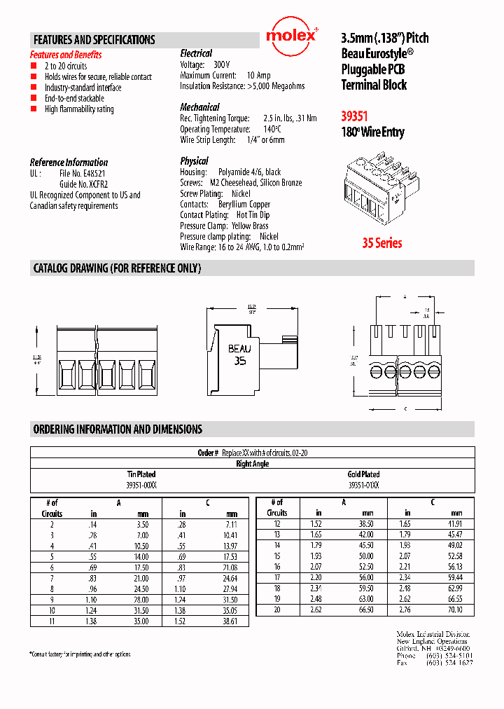 39351-0002_5464410.PDF Datasheet