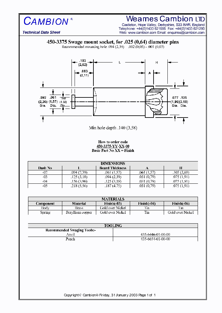 450-3375_5464979.PDF Datasheet