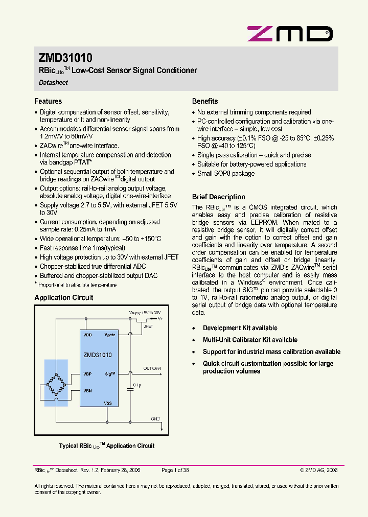 ZMD3101007_5465016.PDF Datasheet