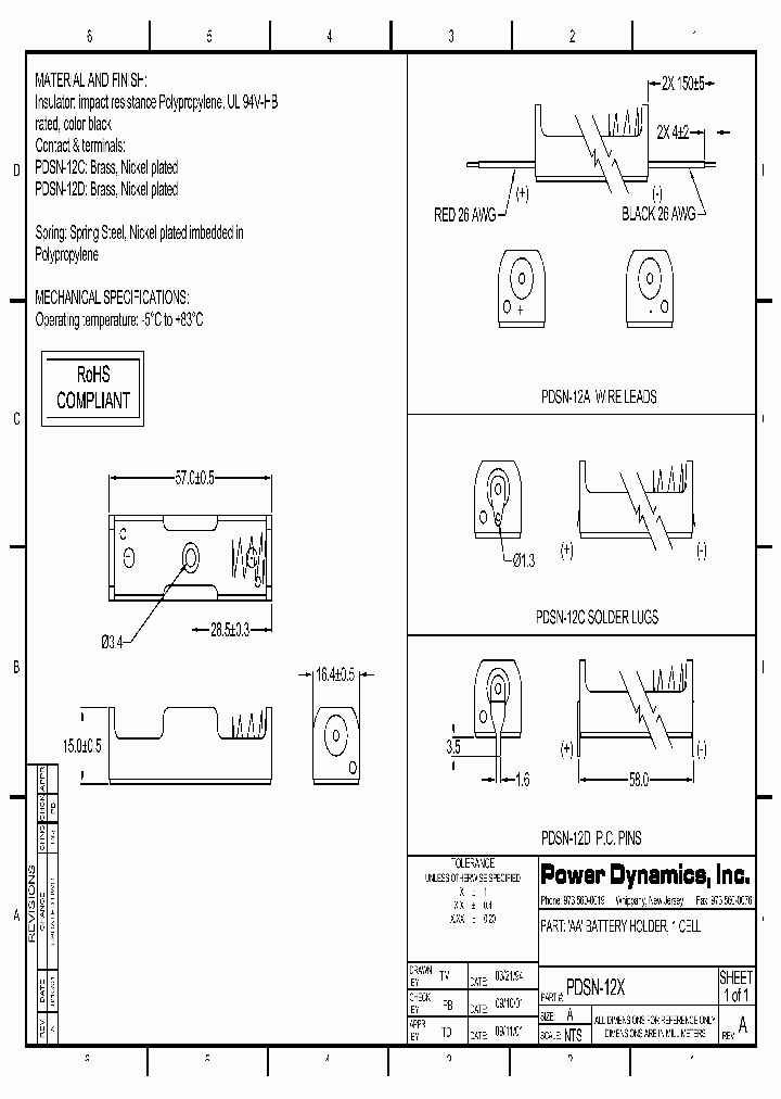 PDSN-12A_5465433.PDF Datasheet