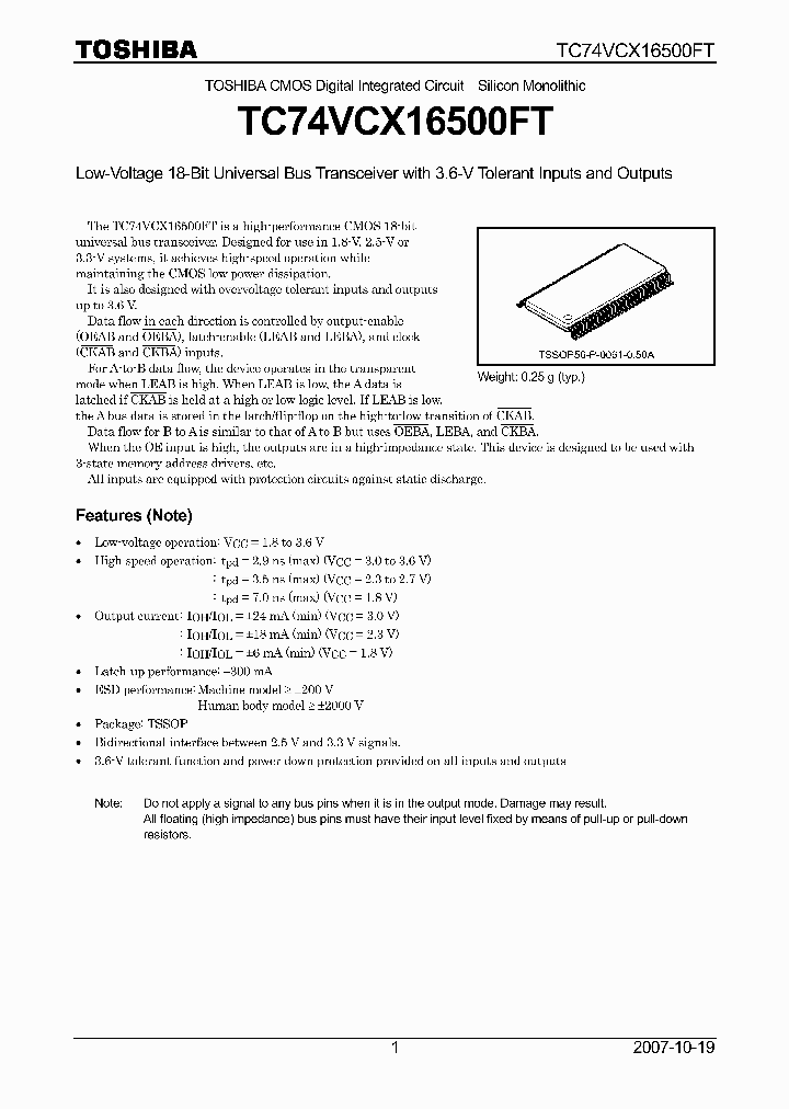 TC74VCX16500FT_5466598.PDF Datasheet