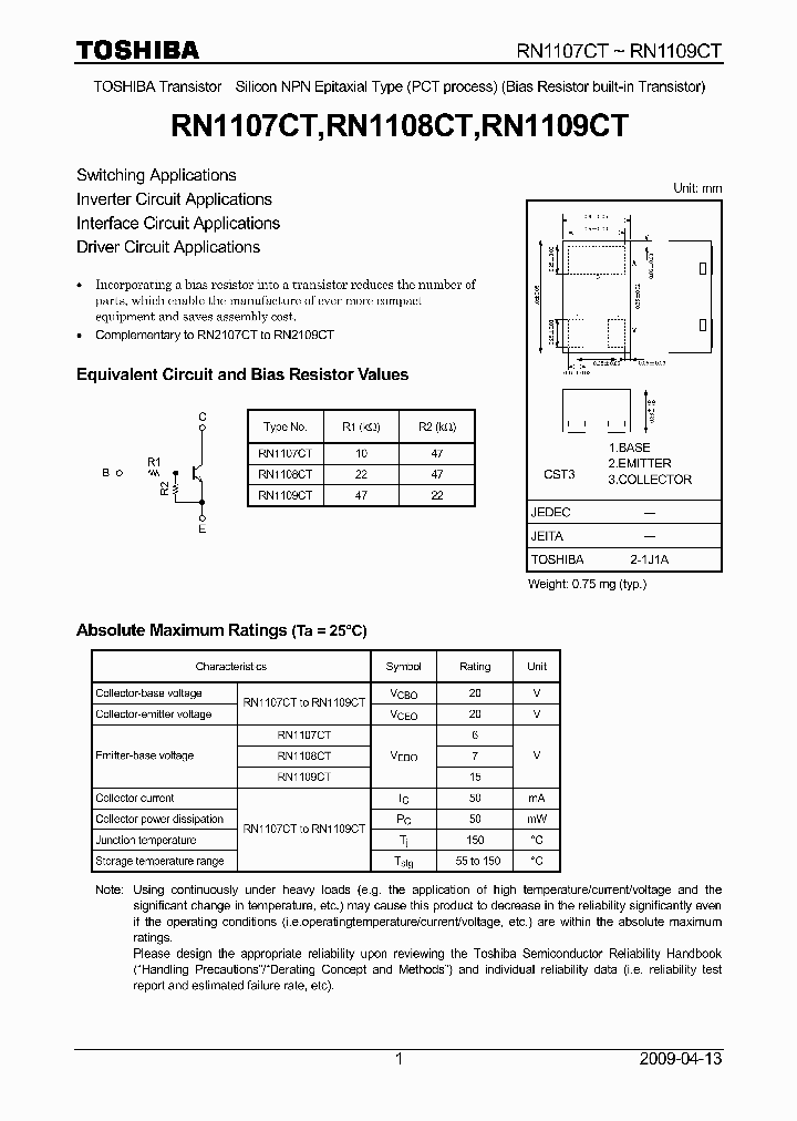 RN1107CT_5467157.PDF Datasheet