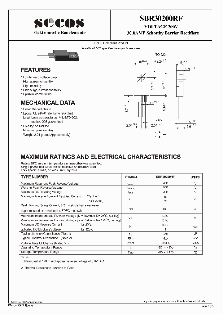 SBR30200RF_5467514.PDF Datasheet