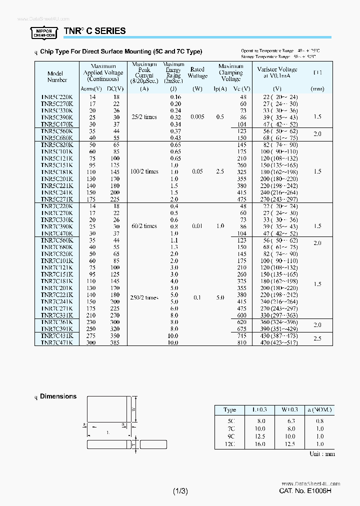 TNR5CXXXK_5468933.PDF Datasheet