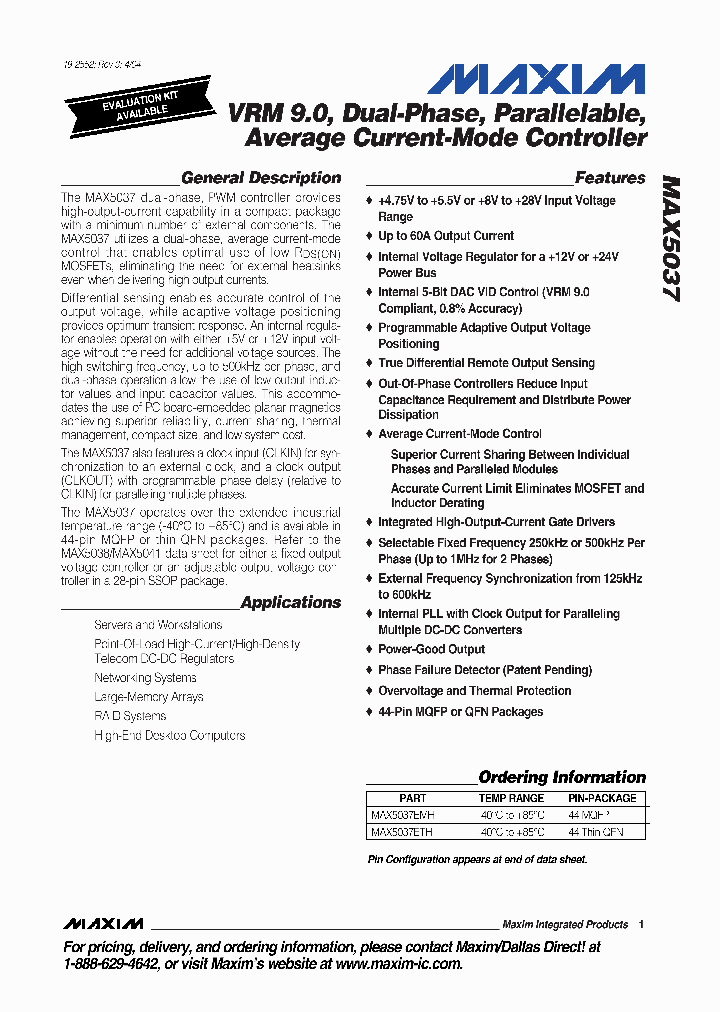 MAX5037EMH_5461447.PDF Datasheet