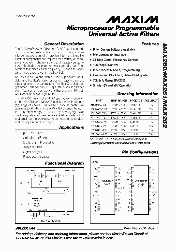 MAX260BENG_5471414.PDF Datasheet
