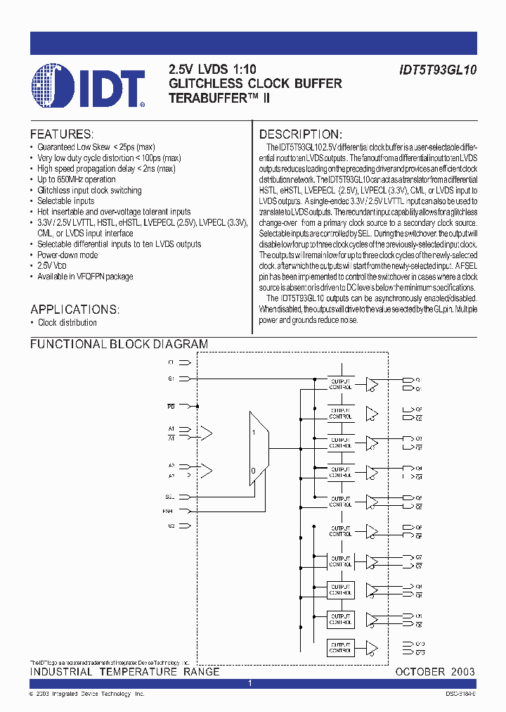 IDT5T93GL10NLI8_5471562.PDF Datasheet