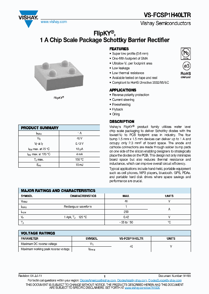 FCSP1H40LTR_5472027.PDF Datasheet