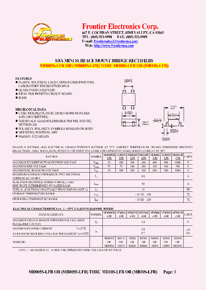 MD005S-LFR_5473276.PDF Datasheet