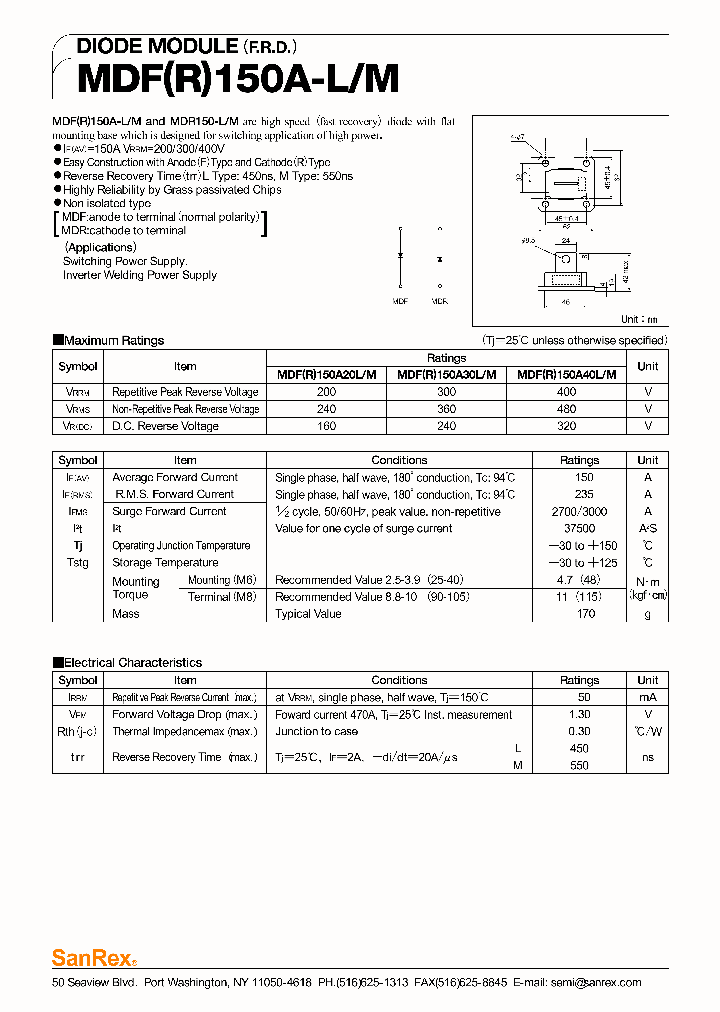 MDR150A20L_5475717.PDF Datasheet