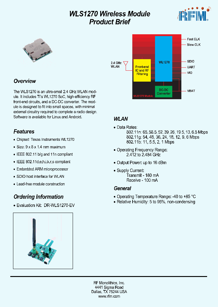 WLS1270-EV_5476349.PDF Datasheet
