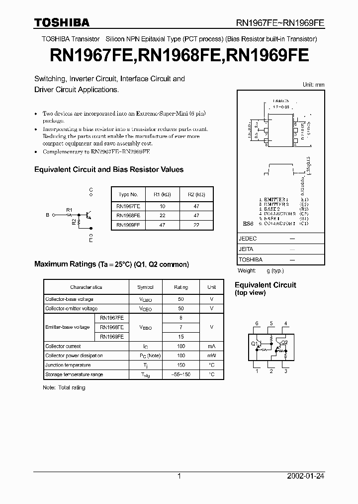 RN1967FE_5478435.PDF Datasheet
