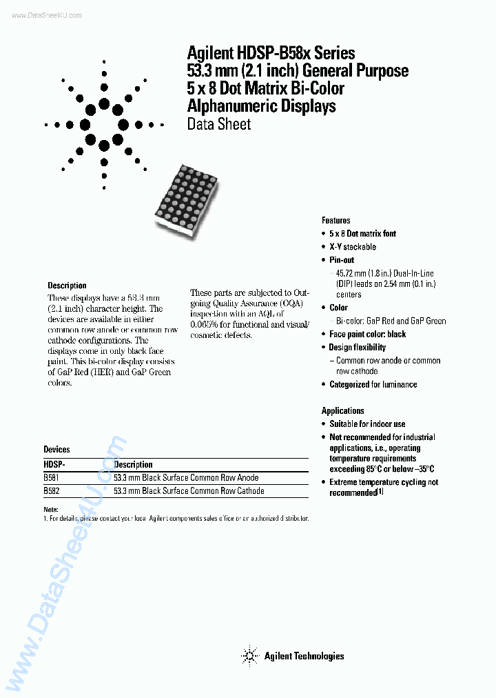 HDSP-B58X_5479733.PDF Datasheet