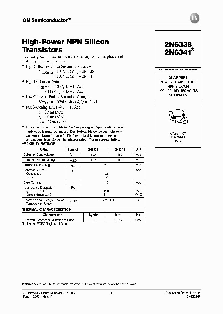 2N6341G_5480063.PDF Datasheet