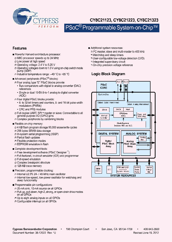 CY8C21123-24SXI_5482020.PDF Datasheet