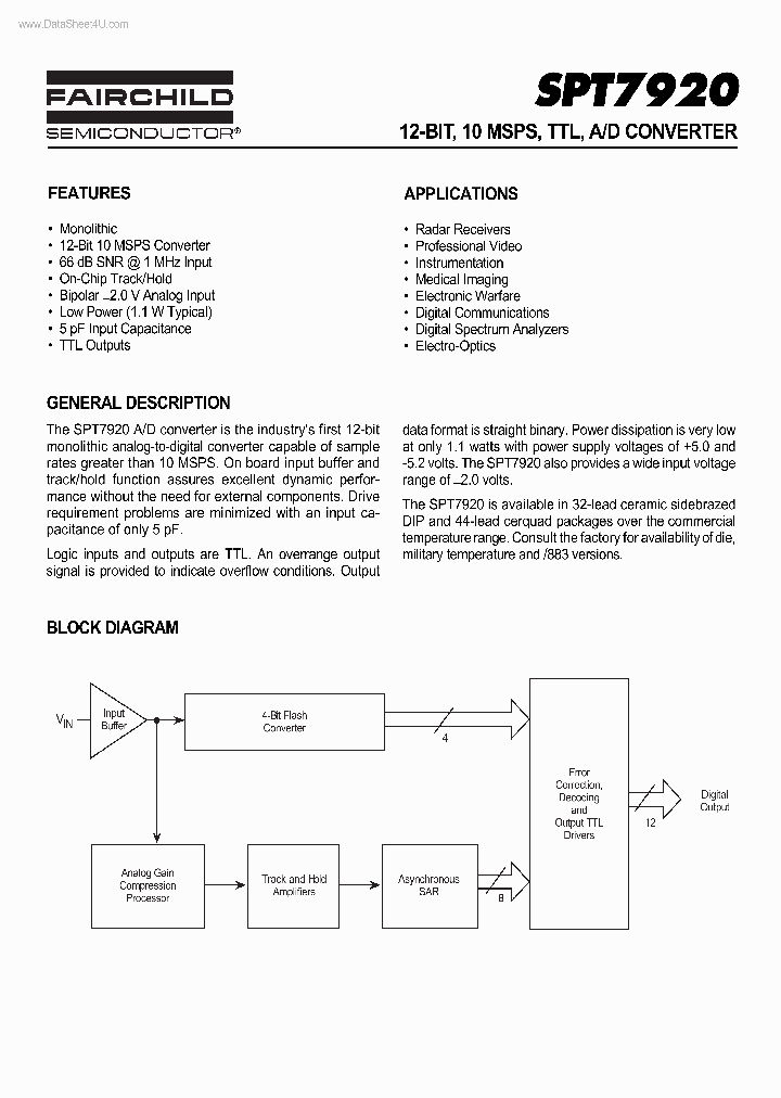 SPT7920_5482835.PDF Datasheet