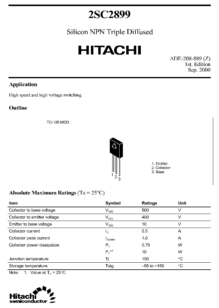 2SC2899_5485373.PDF Datasheet